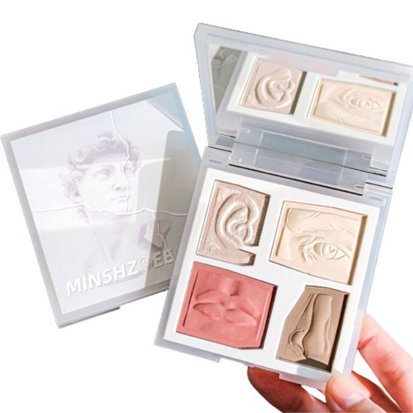 Ombretto Sculptor High Gloss Matte Repair Plate David Brighten Face Makeup Women Beauty Tips make up palette 230617