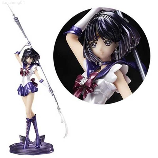 Kit de figura de resina de anime mangá Super Sailor Saturn Kit de resina de garagem sem pintura L231229