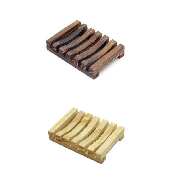 Seifenschalen Holzschale Aufbewahrungstablett Halter Bad Duschplatte Log Soa Carbon Retro Originalität Clogs Modell Handgemachte Seifen Maßgeschneiderte Dhwt4