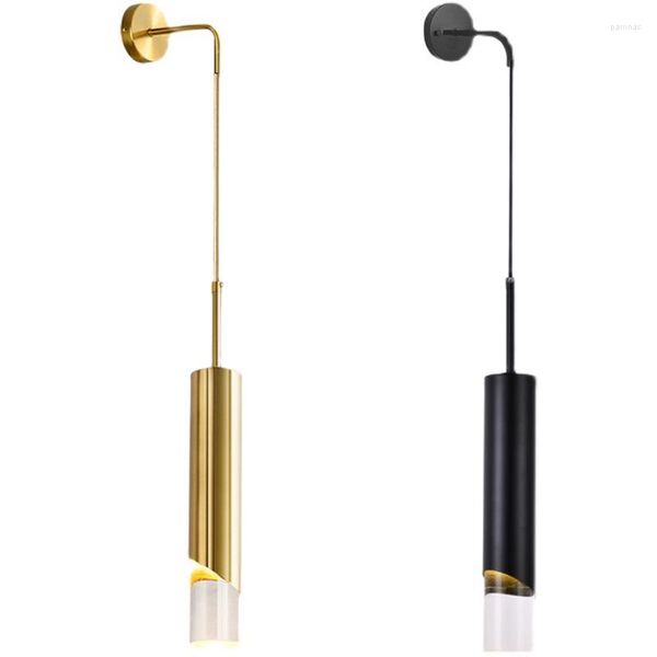 Lampada da parete Nordic Light Gold Comodino Corridoio Scale Sconce Illuminazione Decorazioni per interni Apparecchio da cucina moderno Angolo Soggiorno Specchio