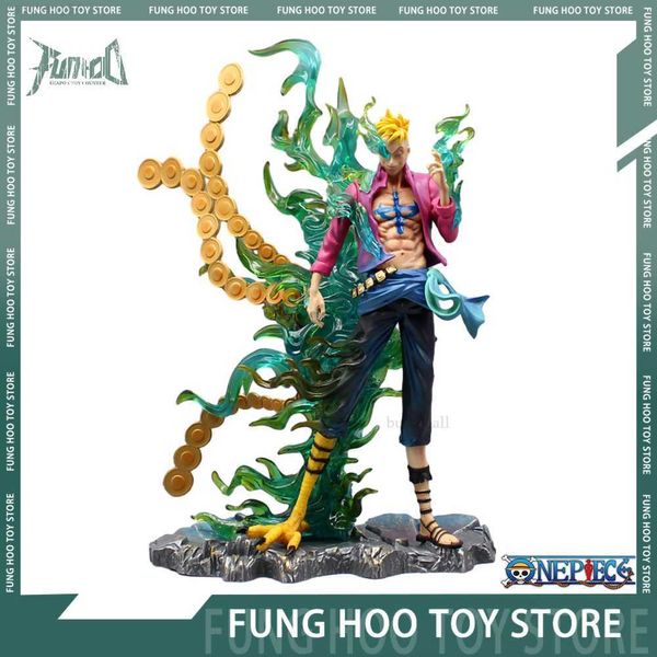 Anime Manga 33cm One Piece Figure Marco Anime Figure Gk Figurine Iu Immortal Birds Modello Pvc Statue Doll Collection Room Decorat Toys Gift L230717