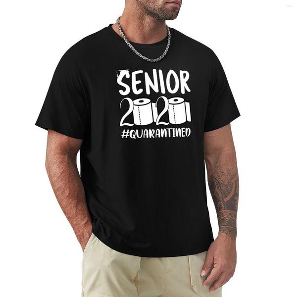 Polos masculinos sênior 2023 em quarentena engraçado papel higiênico camiseta personalizada camiseta hippie roupas para um menino camisas altas masculinas