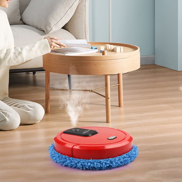 Aspirapolvere 3 IN 1Robot Aspirapolvere Spazzare e bagnare i pavimenti Mopping Tappeto Wireless Macchina da pavimento USB Reharge Sweeping Robot 230715