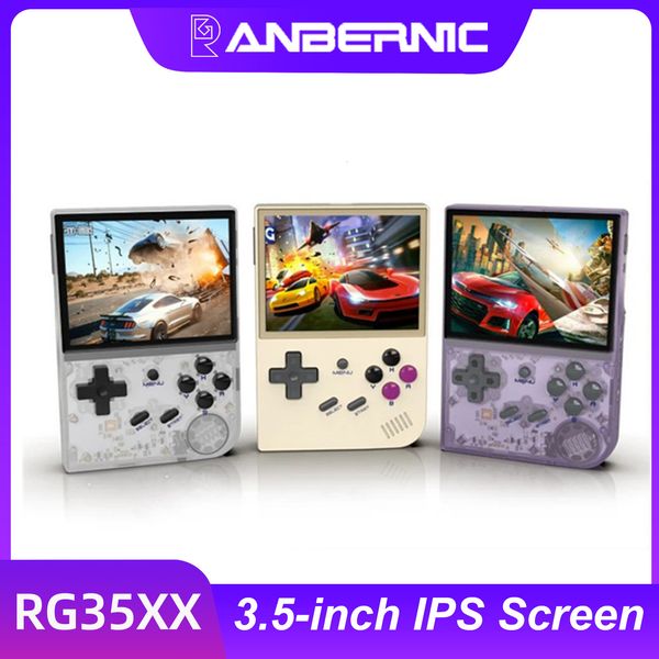 Jogadores de jogos portáteis ANBERNIC RG35XX Retro Handheld Game Console Linux System Tela IPS de 3,5 polegadas Cortex-A9 Portable Pocket Video Player 230715