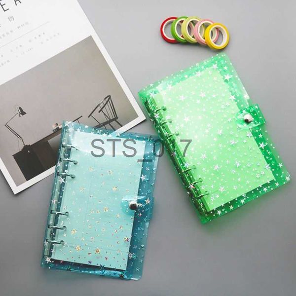 Блокноты примечания A5 A6 Star Loose Leaf Binder Binder Binder Bink Book Book Inner Core Cover Planner Planner Office Cationalery Supplies G88D x0715