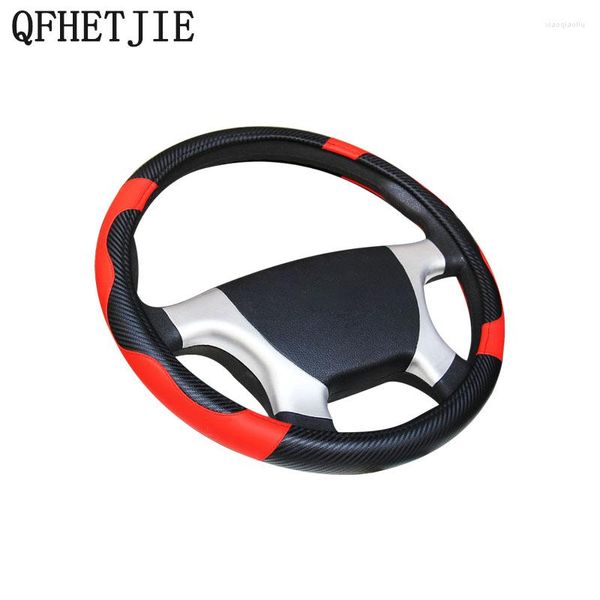 Cobertura de volante capa de carro grande caminhão van 36 - 50 cm Fibra de carbono Dynamic Handle Acessórios