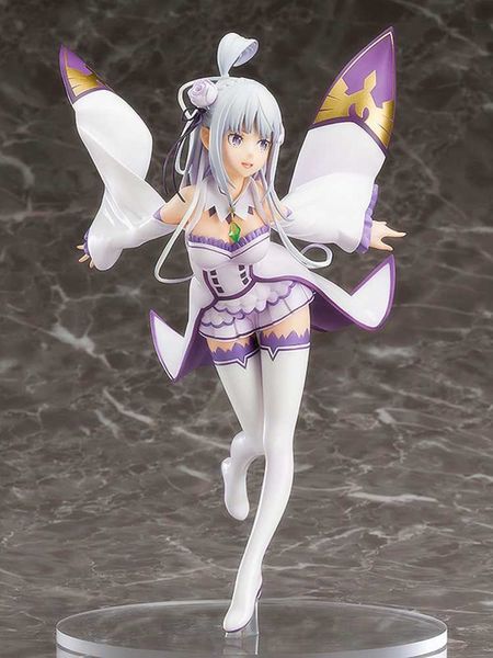 Anime mangá re vida em um mundo diferente de zero dancing emilia ação figura brinqueds presentes l230717