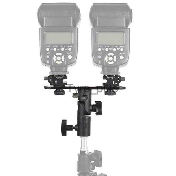 Microfones 2 montagens de sapata câmera suporte de flash suporte de guarda-chuva suporte para canon nikon sony monitor speedlite monitor de microfone filmadora x0717