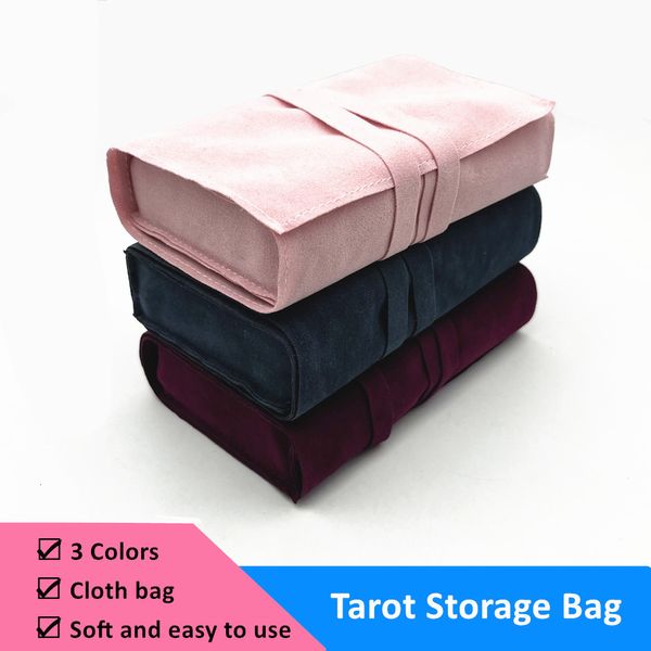 Outdoor Games Activities Tarots Cards Storage Bag Cloth Pink Purple Blue Witch Divination Accessories Jewelry Astrology Dice Bag Pouch L745 230715