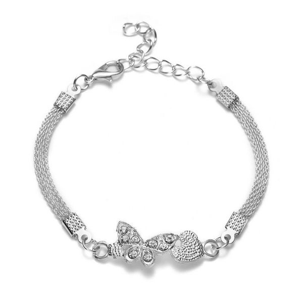 Casual Strass Unendlichkeit Charm Armband Männer Frauen Schmuck Eule Schmetterling Einstellbare Paar Armbänder Für Liebhaber Freund Geschenke