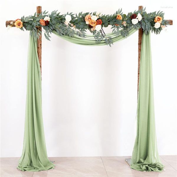 Украшение вечеринки Свадебная марля Valance 50x570cm Archway Decor Anti-Wrink