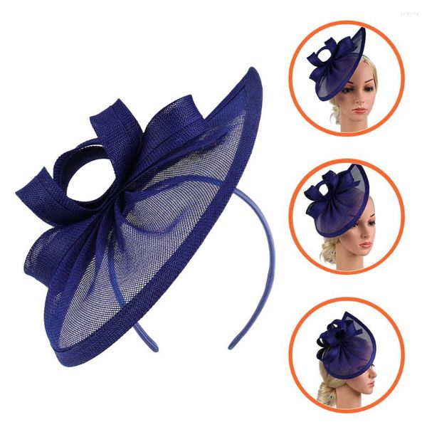 Bandanas Cocktail Party Hut Fascinator Dekorative Box Frauen Kopfbedeckungen Für Braut Kopfschmuck Hochzeit Kleine Leinen Dekor Mini