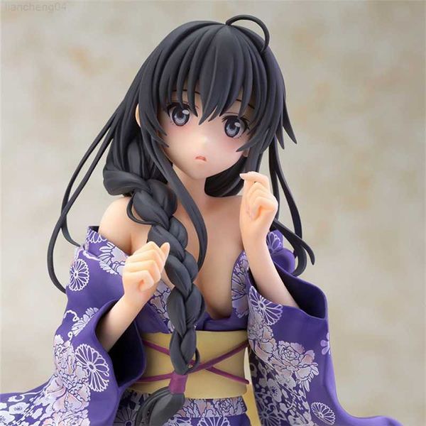 Anime Manga Anime My Teen Romantische Komödie SNAFU Actionfigur Bademantel Yukinoshita Yukino Anime Figur Sexy Mädchen Modell Puppe Sammlung Spielzeug L230717