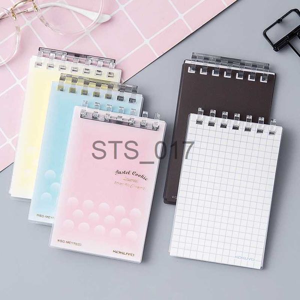 Blocchi note Note KOKUYO Campus Smart Ring Memo Note Mini Notebook raccoglitore a fogli mobili WSG-MER520 Pastel Cookie Series Replacement Core Portable x0715