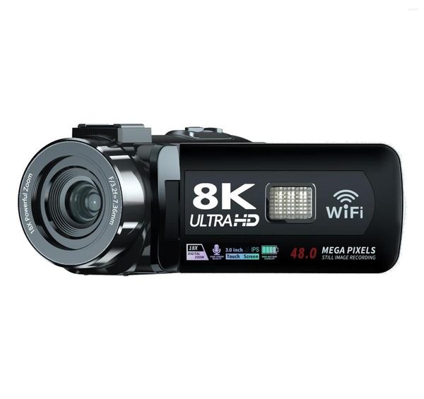 Videocamera videocamera da 48 MP 8K Vlogging videocamera per YouTube Live Stream WiFi Webi Night Vision 16x Zoom Pography Digital Recorder 2024