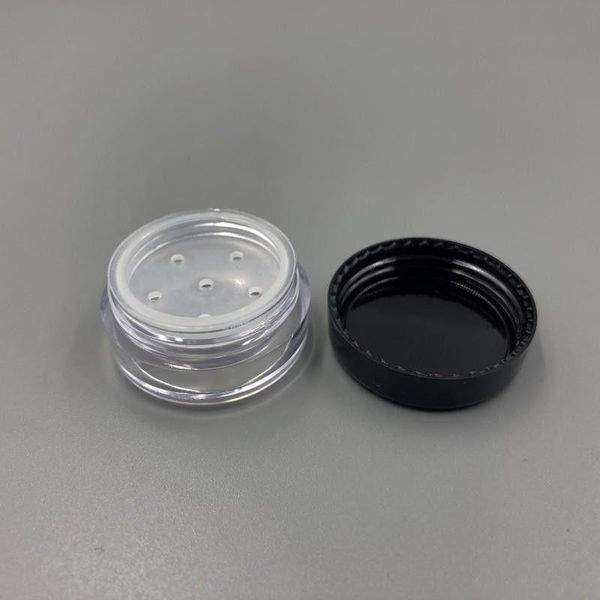 1G ML Kunststoff Puderquaste Behälter Glas Fall Make-Up Kosmetikdosen Gesichtspuder Rouge Aufbewahrungsbox Mit Siebdeckel Lfcee