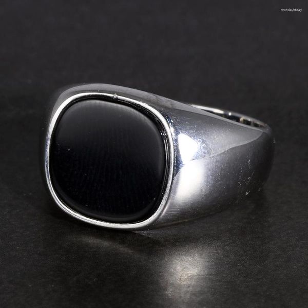 Кластерные кольца настоящий чистый серебряный S925 Мужчина -минималистский турец