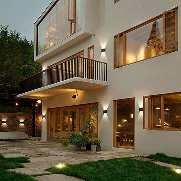 Lâmpada de parede led arandela à prova d'água IP65 luz interior 110 v 220 v para iluminação externa do banheiro 2 w 4 w 6 w 8 w 10 w 12 w