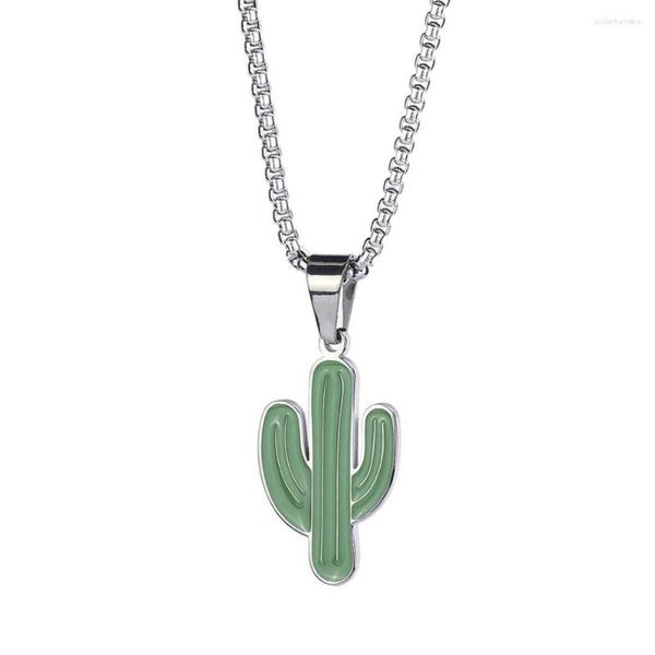 Подвесные ожерелья кактус ожерелье для друзей минималистское изящное подарок на день рождения