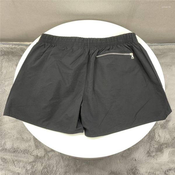 Shorts masculinos AYSF Moda de alta qualidade 1:1 Askyurself Feminino Calça de malha de nylon com zíper Roupas masculinas