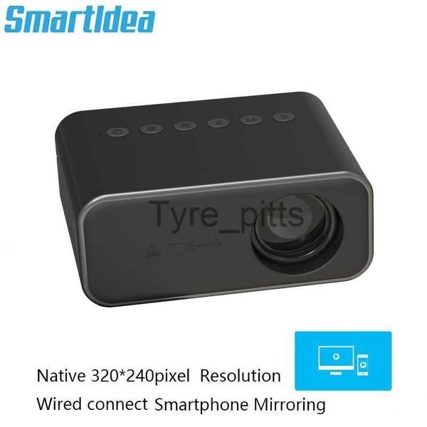 Outros acessórios do projetor Smartldea mini micro portátil projetor de entretenimento doméstico suporte 1080 p hd conexão de telefone móvel projetores presente proyector x0717