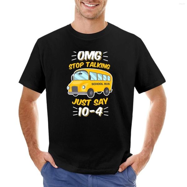 Herren-Poloshirts, lustiges Schulbusfahrer-Geschenk, 10–4 T-Shirt-Bluse, schnell trocknende Trainings-Shirts für Männer