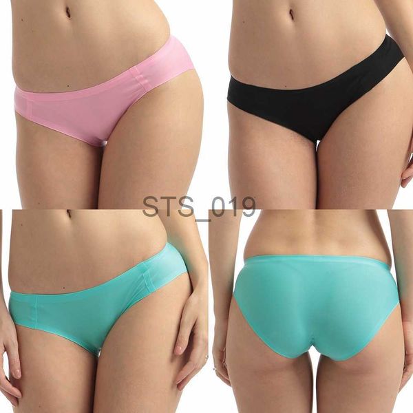 Cuecas Calcinhas Outras Peças/Pacote Calcinhas Femininas Sem Costura Gelo Seda Calcinhas Sensuais Femininas Tamanho Grande Cuecas Femininas Lingerie Sexy Lingerie x0719