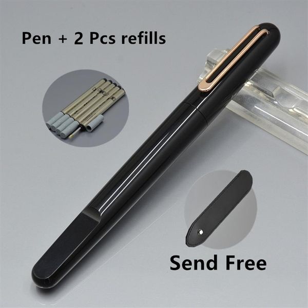 Роскошная серия M Magnetic Pen Red Blue Black Roller Roller Ball Prens Station School Supports Write Spead Gift Puns 2 272b