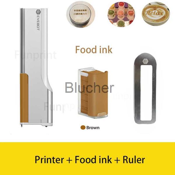 Drucker Evebot PrintPen Lebensmitteldrucker Tragbarer Tintenstrahl-Stiftdruck Benutzerdefinierter DIY-Handdrucker für essbare Lebensmittel Brot Kaffee Letzterer Druck x0717