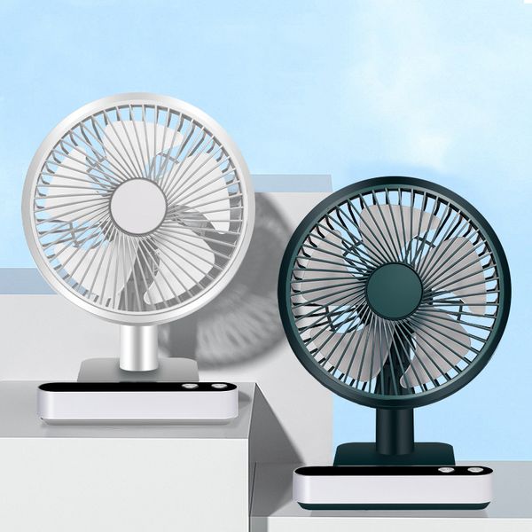 Ventilatori Mini USB Ventilatore elettrico portatile Ricaricabile intelligente 4 marce Raffreddatore d'aria silenzioso regolabile per ufficio domestico in viaggio 230717