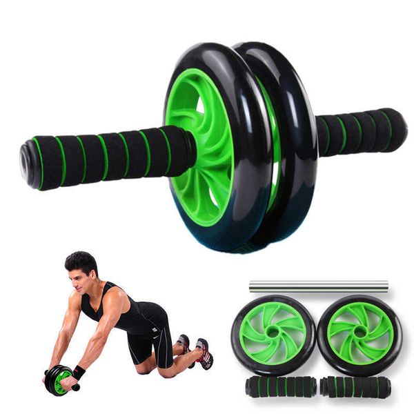 Ab Rollers Fitness Roller Abs Wheel Roller Sit-ups Ab Workout Bauchmuskeltrainer Gerät Tragbares Heim-Bauch-Fitness-Sportgerät HKD230718