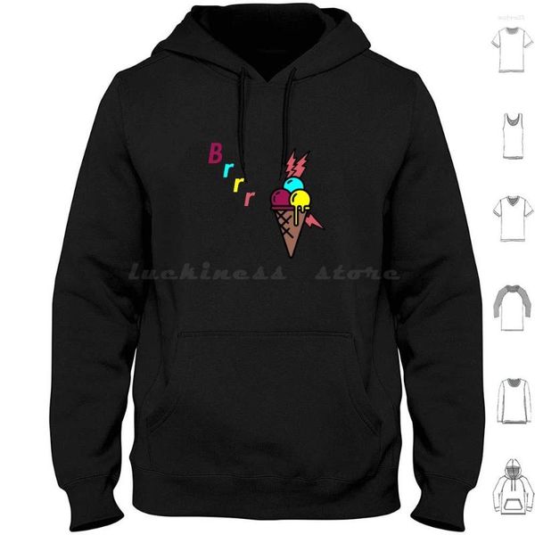 Herren Hoodies Ice Brrr Kaydy Cain Trap Rap Pink Hoodie Baumwolle Langarm Brr Kaydycain Mantel