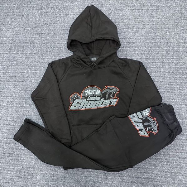 5a New Man's Trapstar Fatos de Treino Bordado Atirador Quente Feminino Y2K Hoodies Designer Pulôver de Manga Longa com Capuz com Calça com Zíper para Cima