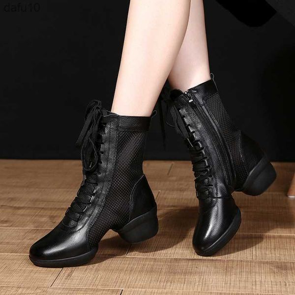 XIHAHA Tanzstiefel Damen Jazz Dance Schuhe Hochwertige weiche Damen Ballsaal Modern Dance Schuhe Damen Tanzstiefel Sneakers L230704