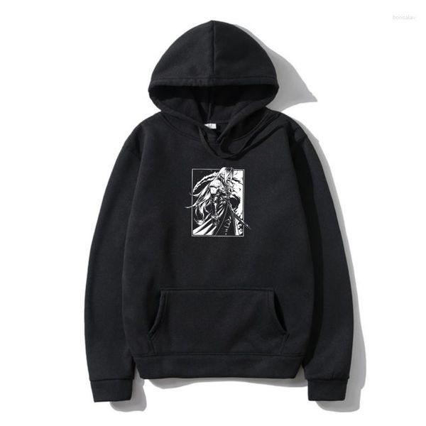 Herren Hoodies Sephiroth Der Mann im schwarzen Cape Final Fantasy Manga Oberbekleidung S-6XL Baumwolle Herren Hoodys Klassischer Hoody