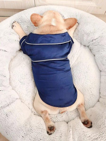 Vestuário para cães Pijamas para animais de estimação Roupas justas e confortáveis Pequeno tamanho médio Luxo Seda Para Cães Gatos