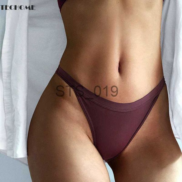 Slips Höschen Andere Höschen Frauen Bikini-Slips Low Rise High Cut Höschen Damenunterwäsche Sexy Nahtlose Frauen T-Hosen G String Ice Silk Unidies Dessous x0719