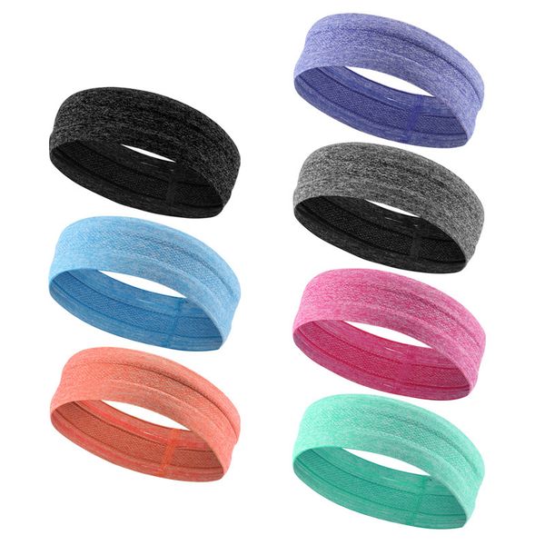 На открытом воздухе езда на велосипеде Sport Fitness Sweatband Anti-Skid Bike Gym Travel Hair Bands Sweatband Женщины мужская йога пот