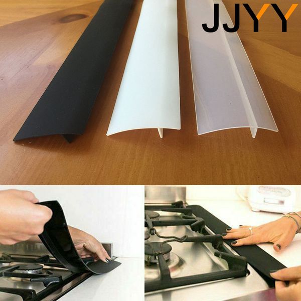 Adesivos de parede de silicone JJYY tampas de fogão de silicone resistentes ao calor vedam as lacunas entre o fogão e o balcão fácil de limpar 230717