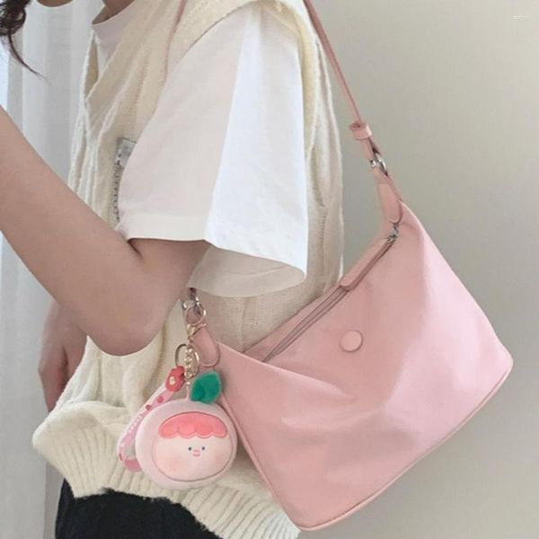 Borse da sera Borsa hobo Stile coreano Grande capacità Ascellare Colore caramella Borsa a tracolla in ecopelle Accessori moda