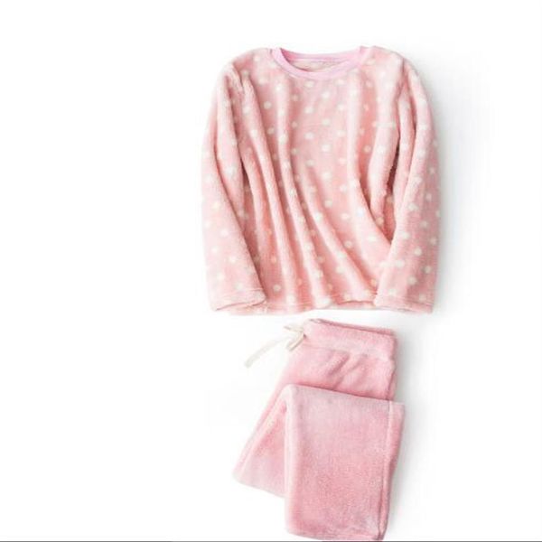 2017 inverno veludo engrossar roupas para casa conjunto de veludo coral flanela de pelúcia ponto de onda masculino e feminino casal pijamas macios284T