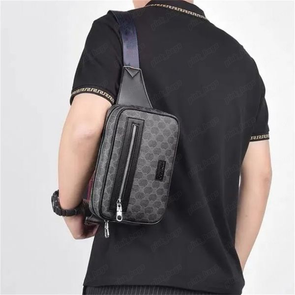 Moda uomo Marsupi Unisex Designer Donna Pelle Sport Marsupio Pancia Marsupio Fitness Cintura da corsa Marsupio posteriore Grid Totes