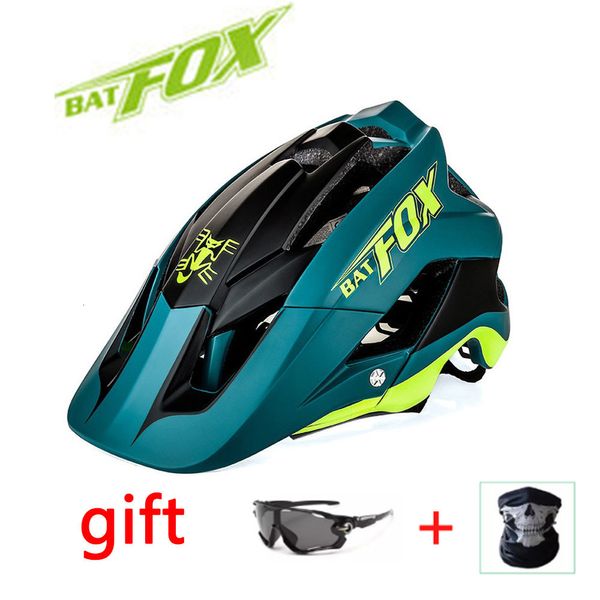 Fahrradhelme BATFOX Fahrradhelm Overall geformt Mountain Road Ultralight Fahrrad DH AM Casco Ciclismo Bicicleta 230717