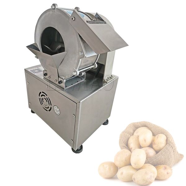 Máquina de corte de legumes elétrica totalmente automática para uso doméstico, pequena batata, cenoura, trituradora, cozinha, processador de alimentos 220V