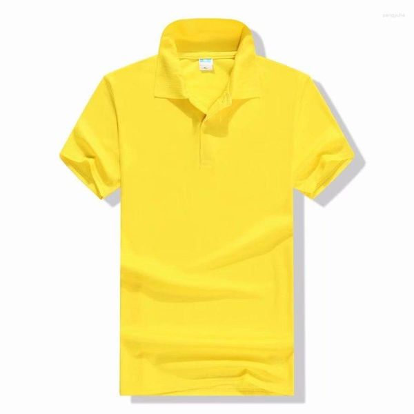 Polo da uomo 2023 POLO Camicia Tinta unita Po -Shirt Pantaloni casual in cotone da uomo Jersey