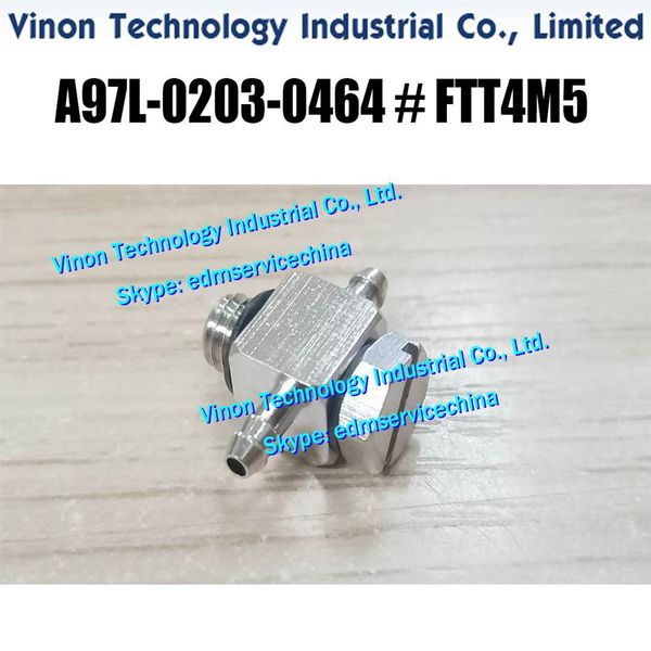 A97L-0203-0464#FTT4M5 T-Branch Ortak Konnektörü 2PCS PACK FANUC ID İÇİN PAKETİ IE FANUC EDM Parçaları A97L-0203-0464 FTT4M5 A97L-0203-0464 220S