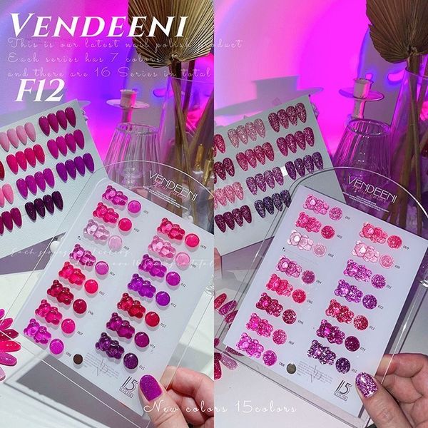 Esmalte Vermelho Coleção Glitter Reflexivo Disco Gel Cor Lantejoulas Cintilantes Absorva UV LED Verniz Arte Decoração 230718