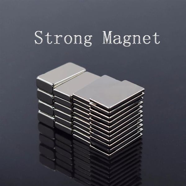 20pcs 20x10x2 блок Ndfeb неодимий -магнит N35 Супер мощные imanes Постоянные магнитные крепежные и аппаратные принадлежности 288G