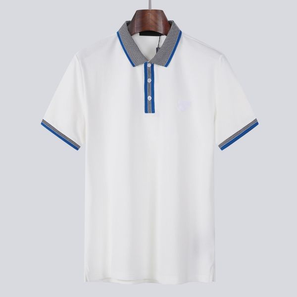 Polo di alta qualità camicie firmate da uomo gu vestibilità classica Design minimalista in cotone con perline business stile super versatile taglia calda M 3XL abbigliamento da uomo di lusso per affari