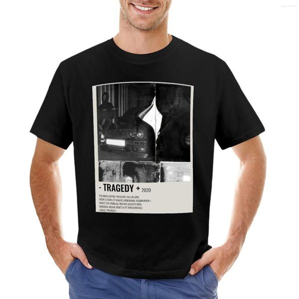 Herren-Poloshirts, Tragödie-Cover-Poster-T-Shirt, individuelle T-Shirts, Herren-Shirt-Grafik